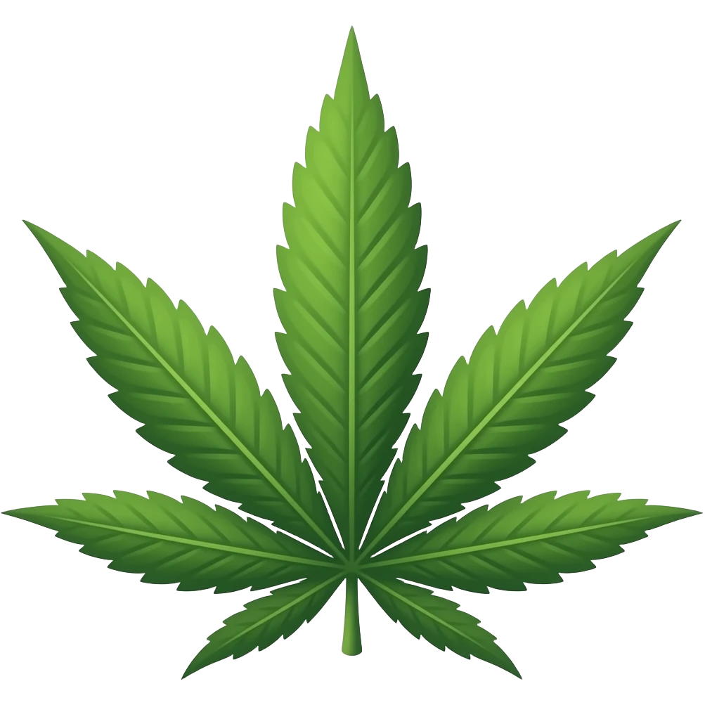 Fais-moi une feuille de cannabis emoji