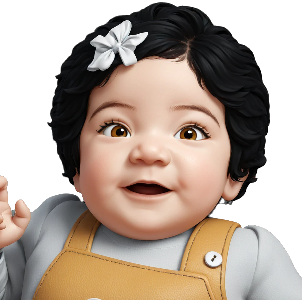 realistic portrait of girl emoji