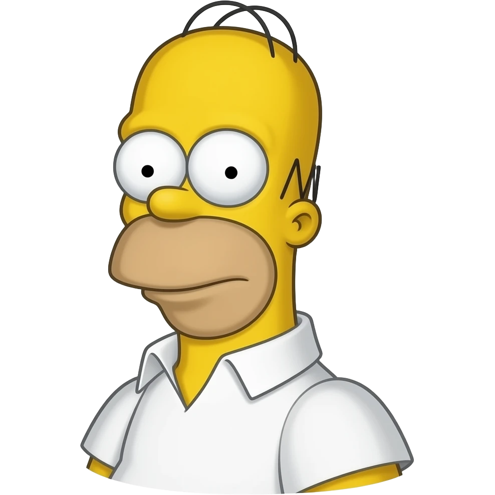 The Simpson Show: Homer Simpson emoji