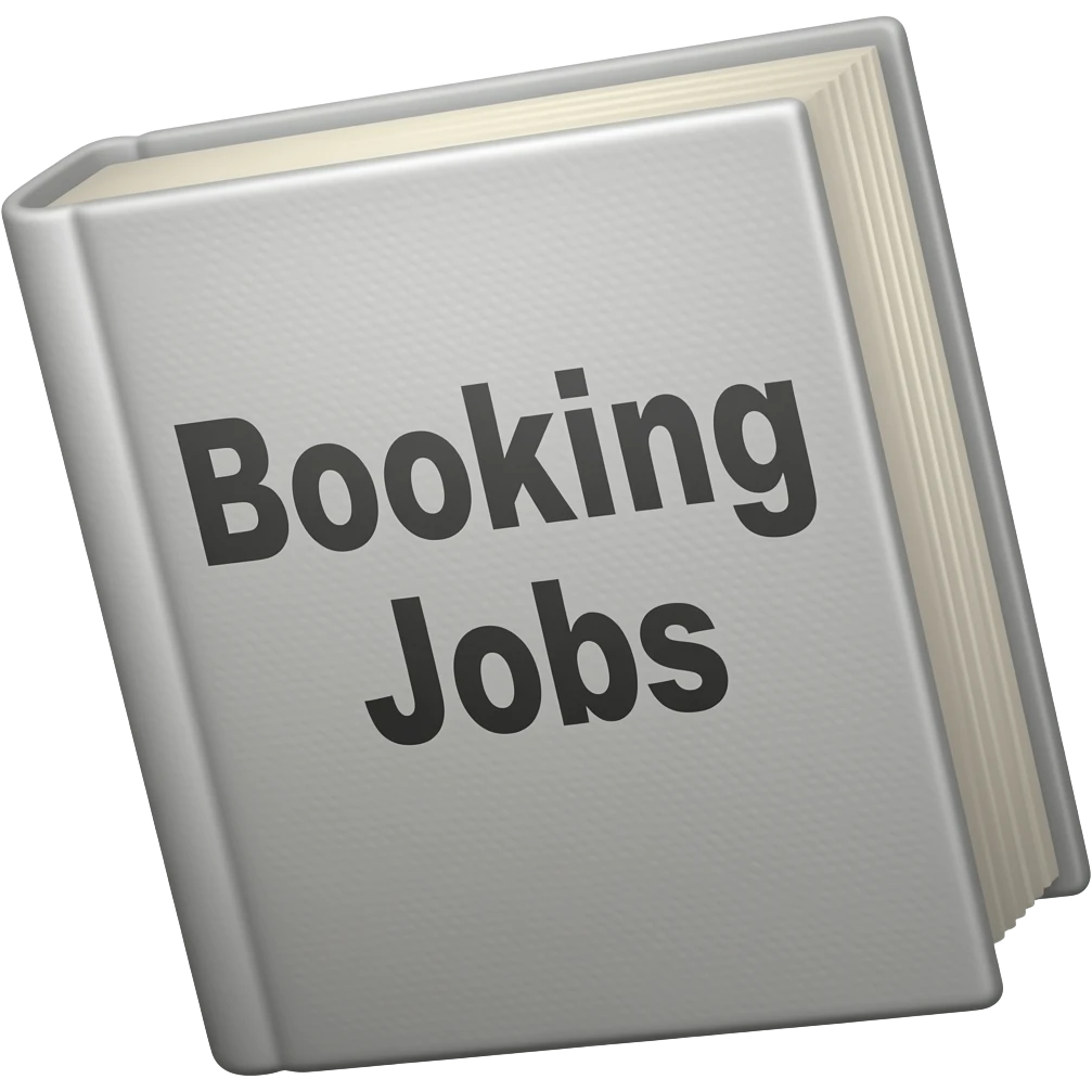 a book booking jobs emoji