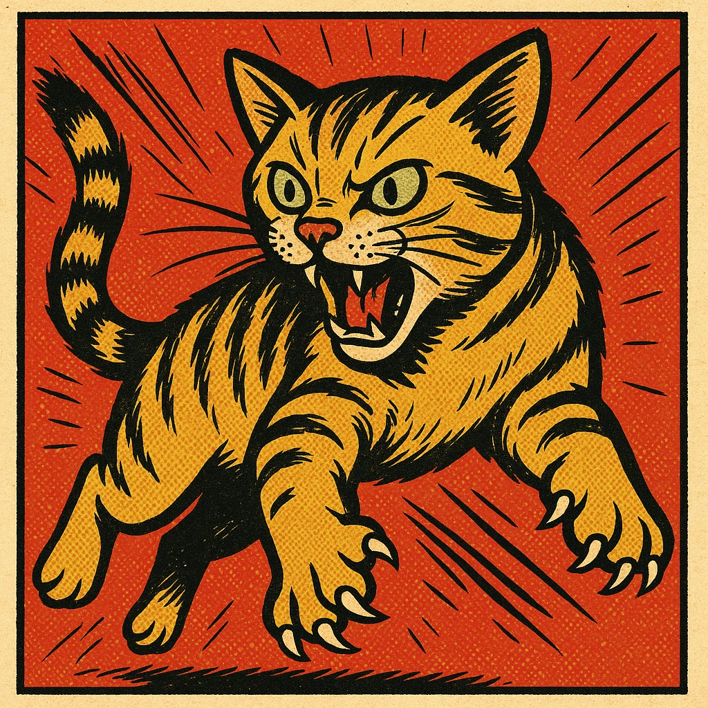 cat attack emoji