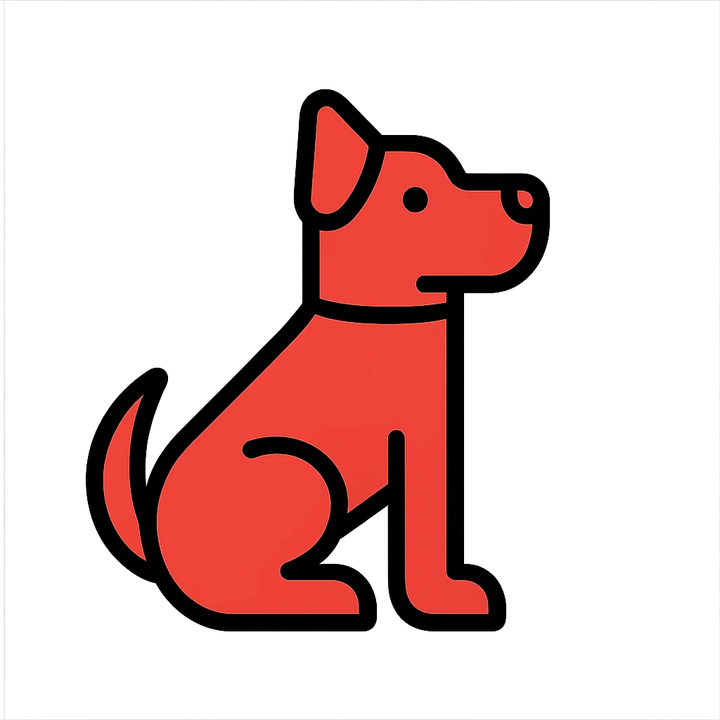 red dog emoji