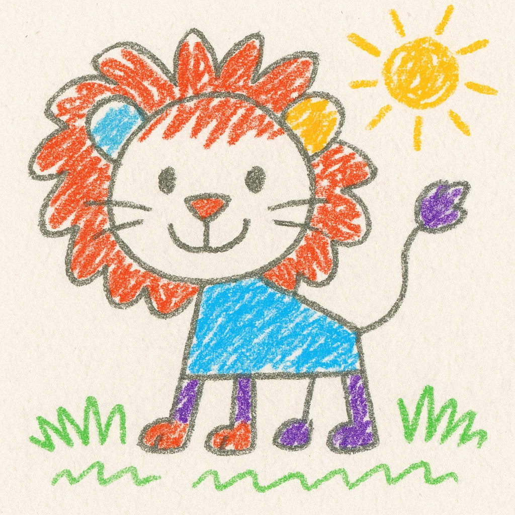 Lion cub emoji
