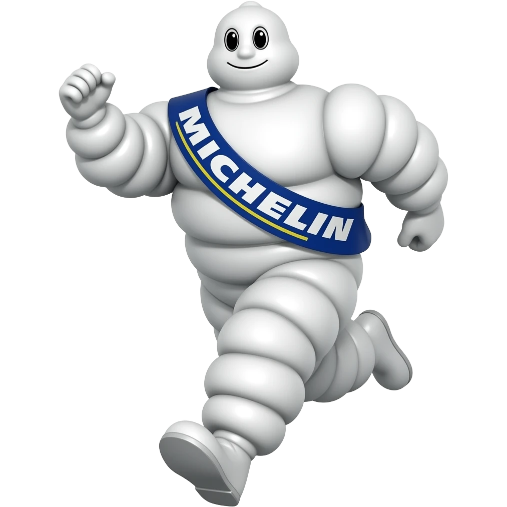 make Michelin running emoji