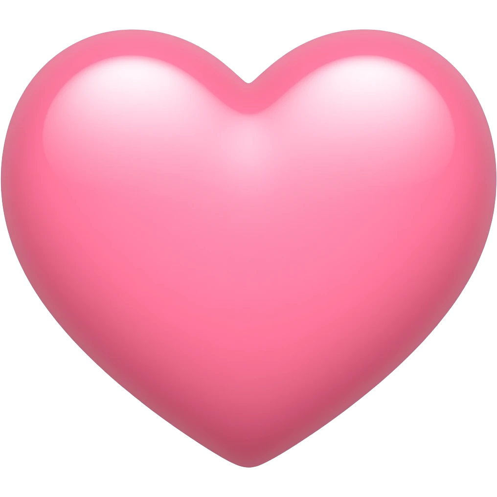 really light pink heart emoji