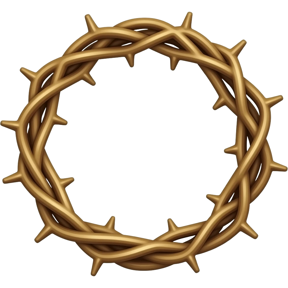 crown of thorns emoji