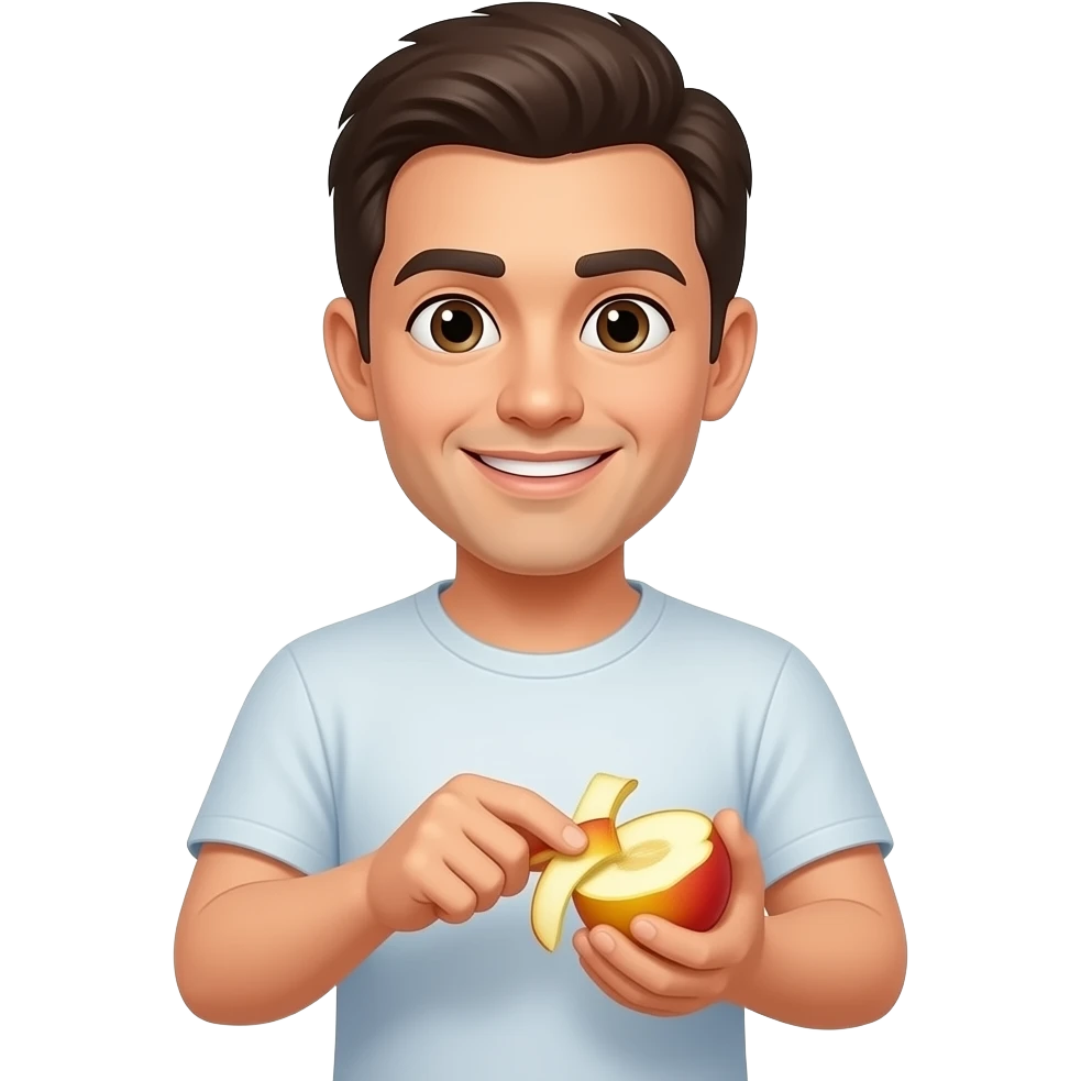 Emoji de pelar fruta emoji