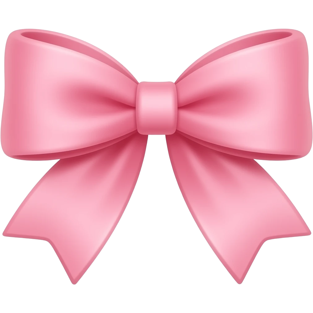 aethtetic  bow pink pinterest emoji