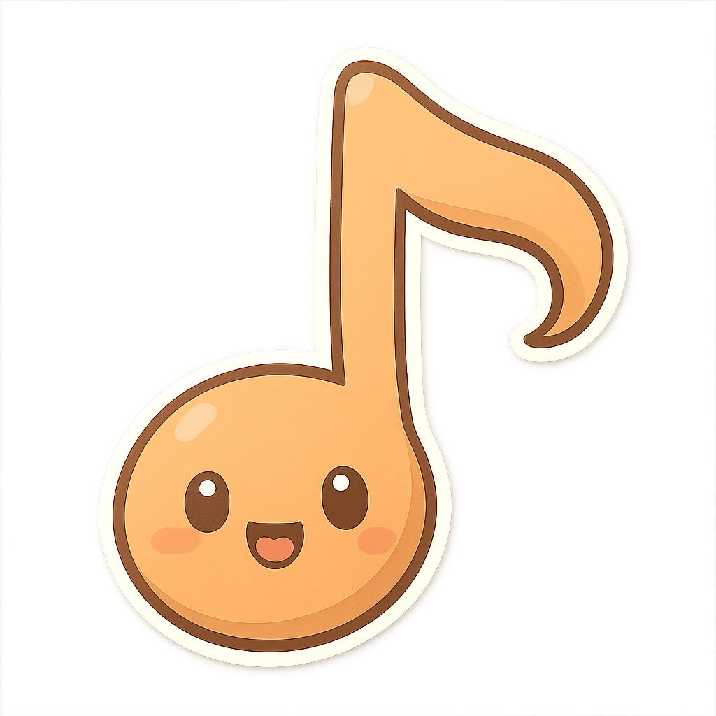musical note emoji