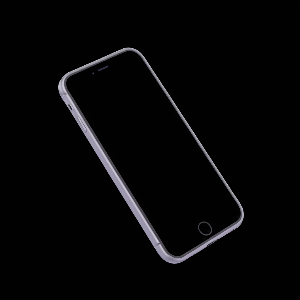 3D emoji style silver iPhone 15 on white background emoji