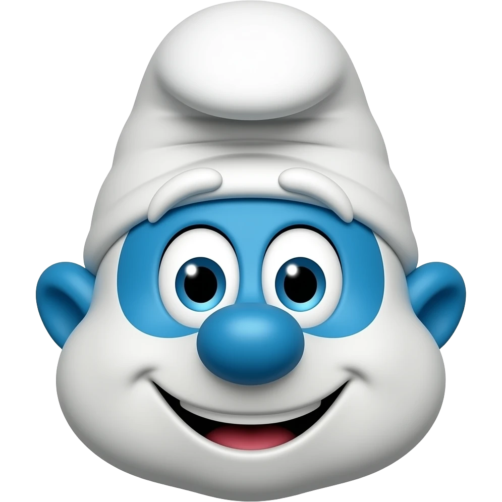 doggy smurf face emoji