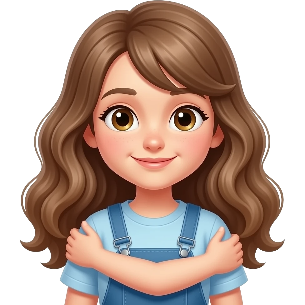 teenager wanting to hug emoji