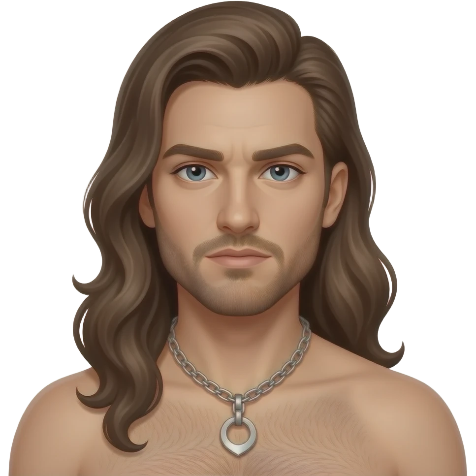 Submissive man is ready for get pegging by a femdom emoji