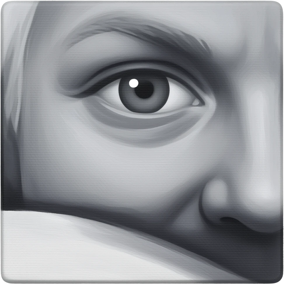 black-grey painting tinta unita emoji