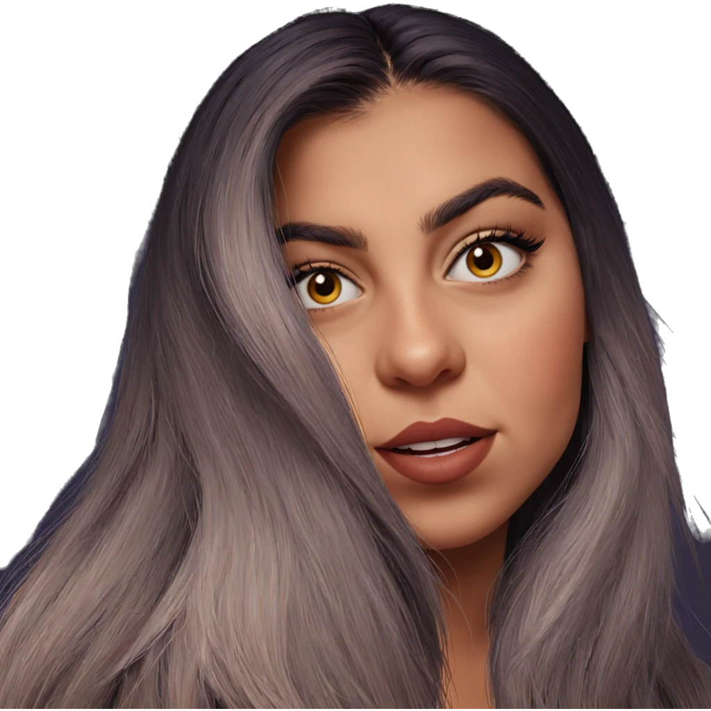 realistic portrait of a girl emoji