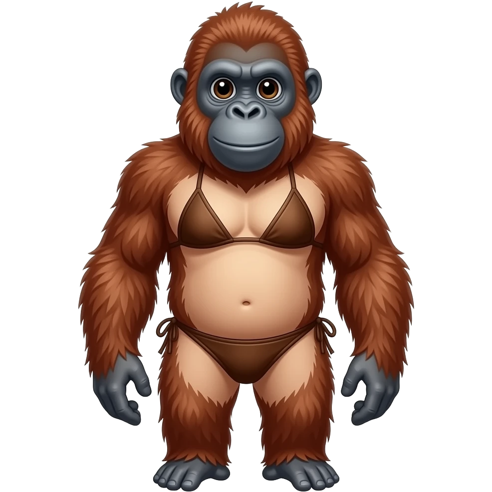 🦧👙Same colour emoji