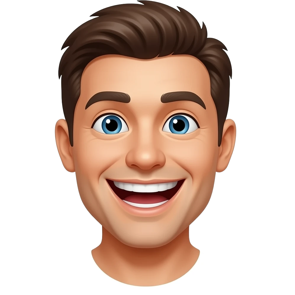 Make an emoji of someone laughing their ass off emoji