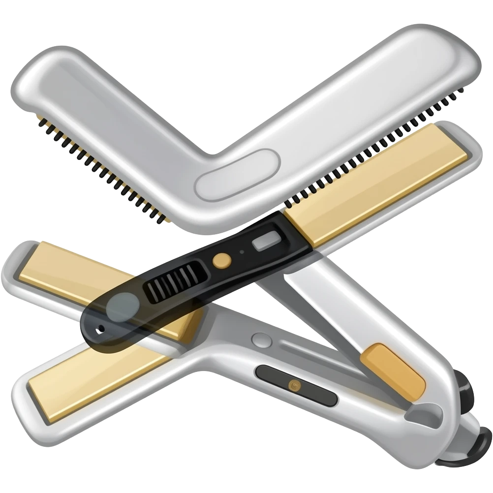 Plancha de cabello emoji