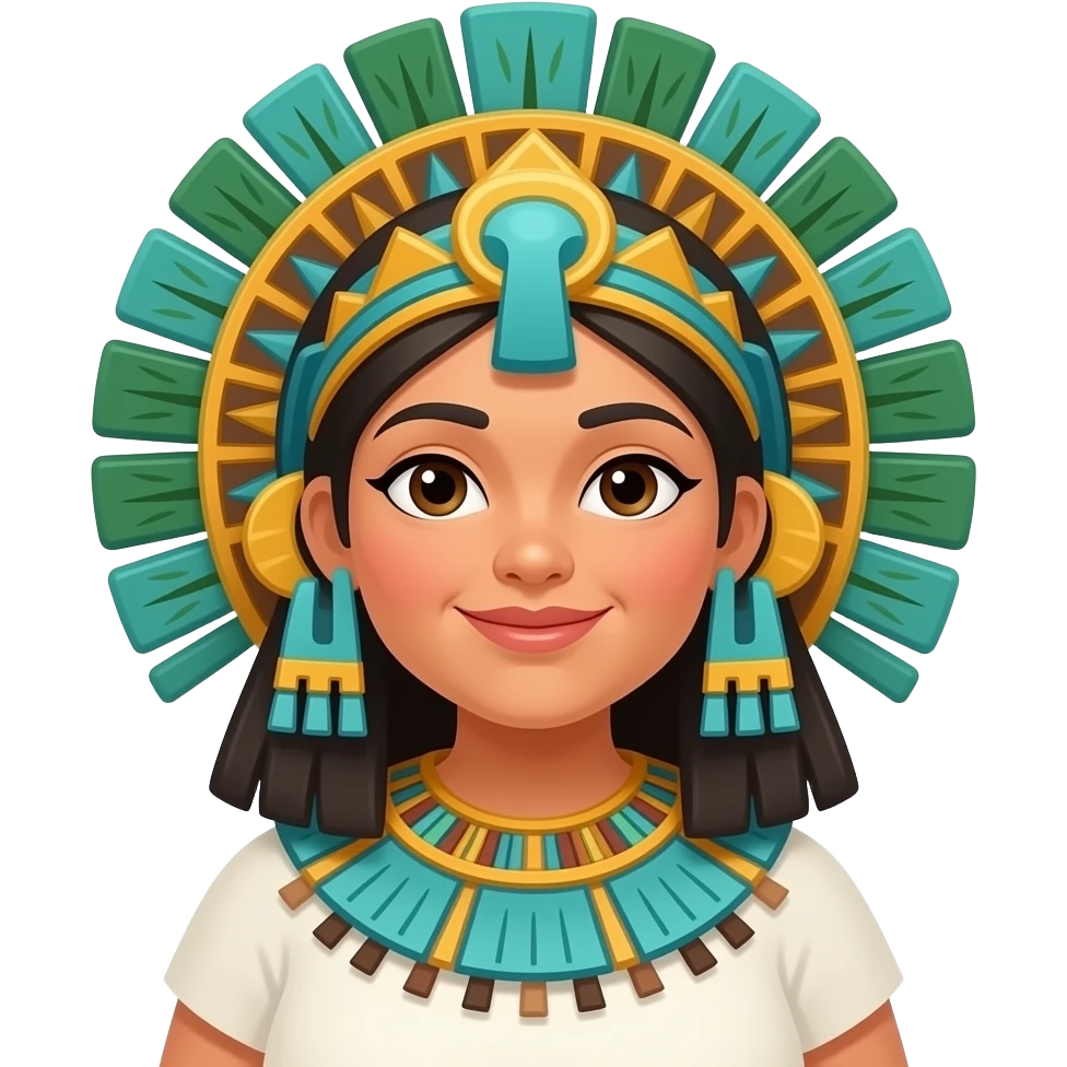 aztec fat woman emoji
