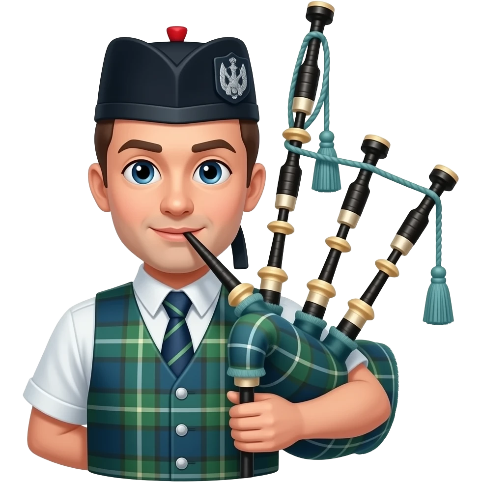 Bagpipe player emoji