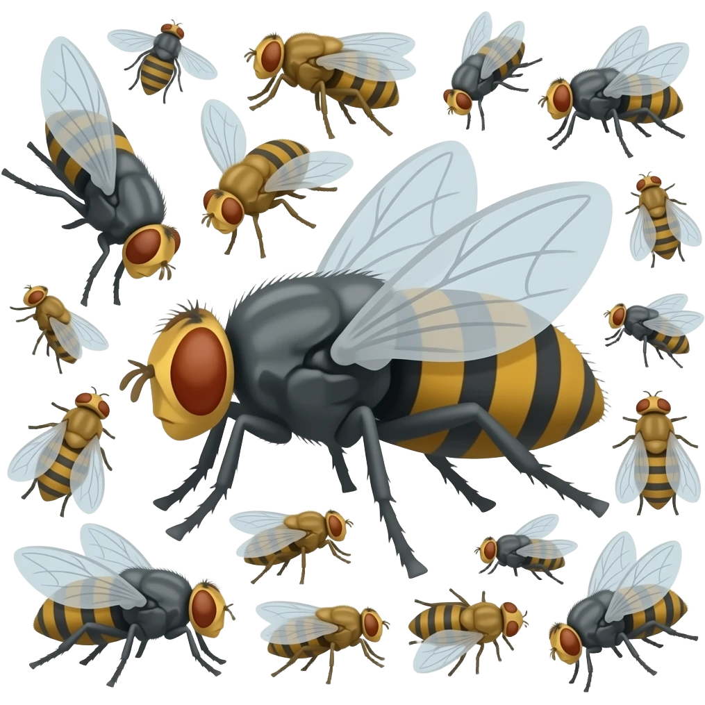 swarm of flies emoji