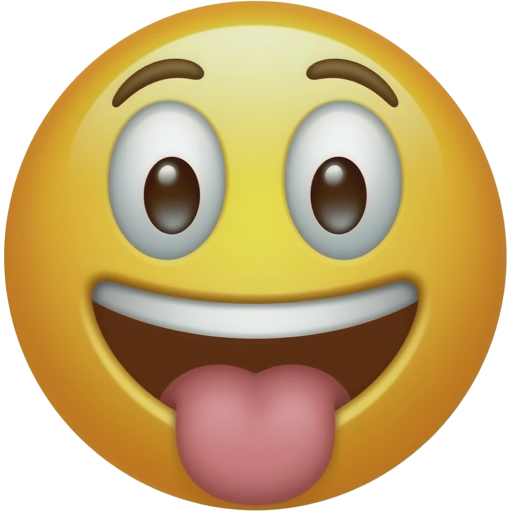 Smiley emoji sucking cock emoji