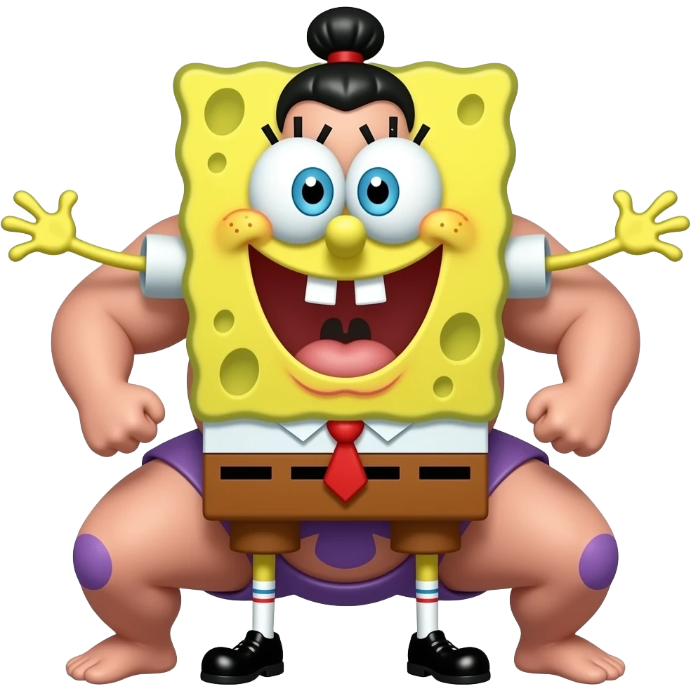 Bob esponja SUMO emoji