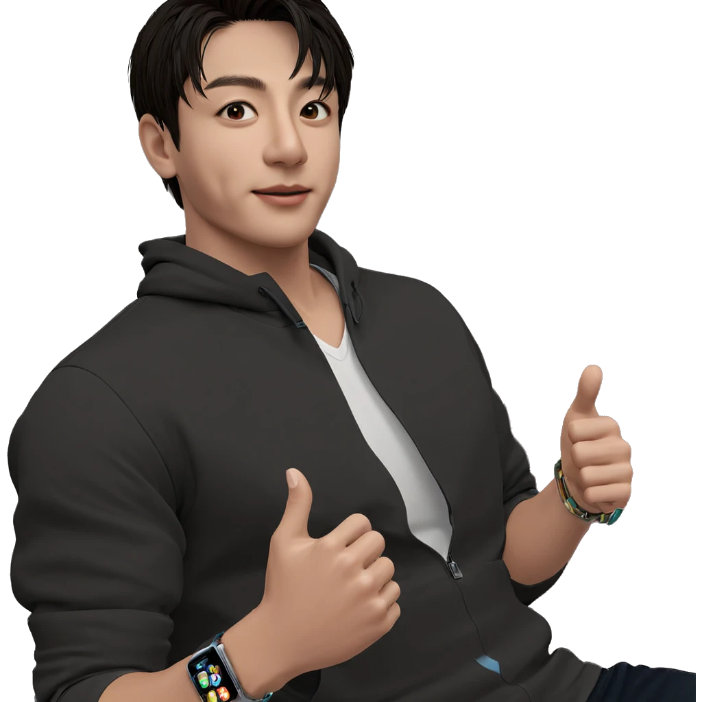 casual pose with accessories emoji