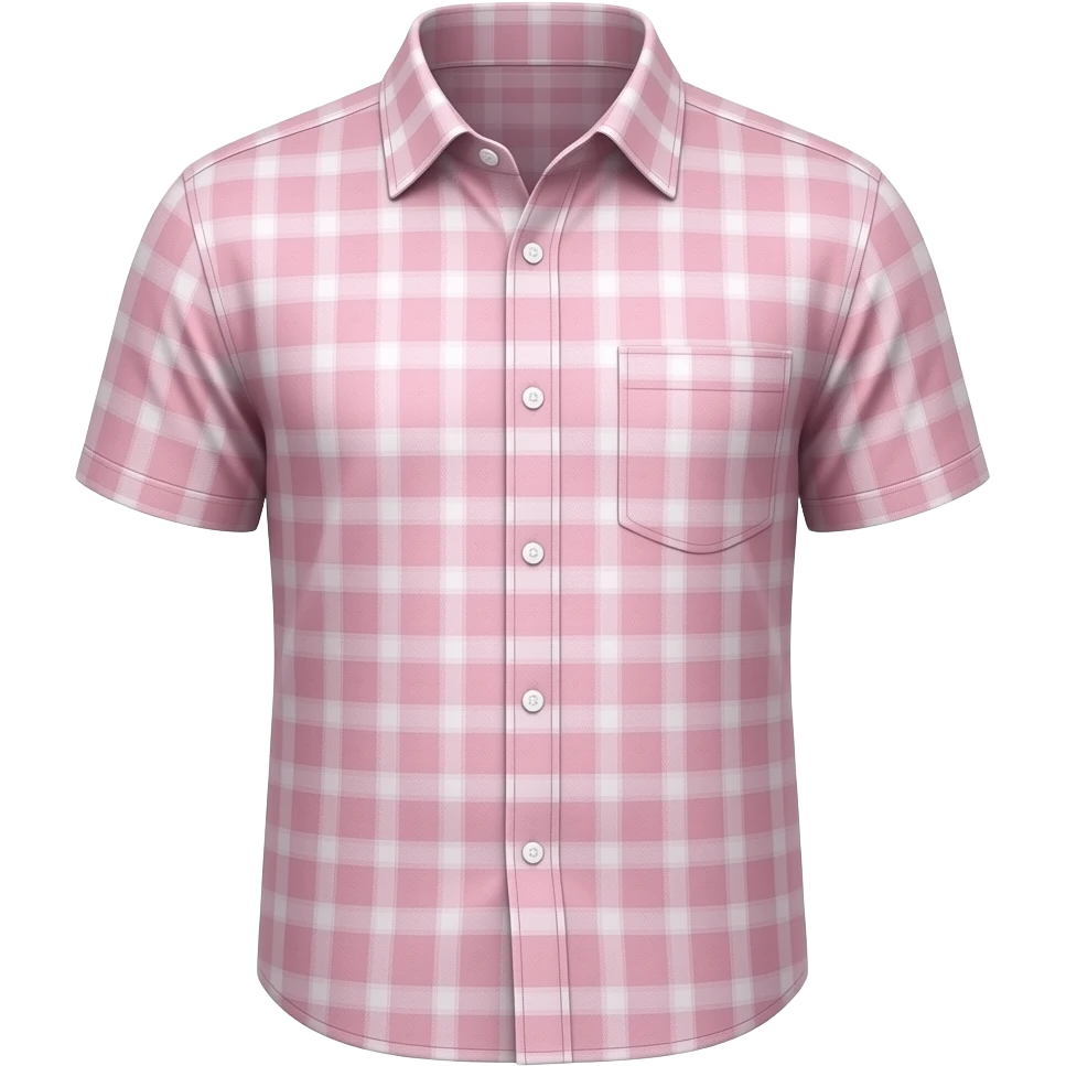 Regular T-Shirt with a Pink Oxford Shirt emoji