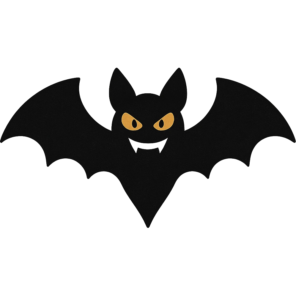Halloween bat, remove background   emoji
