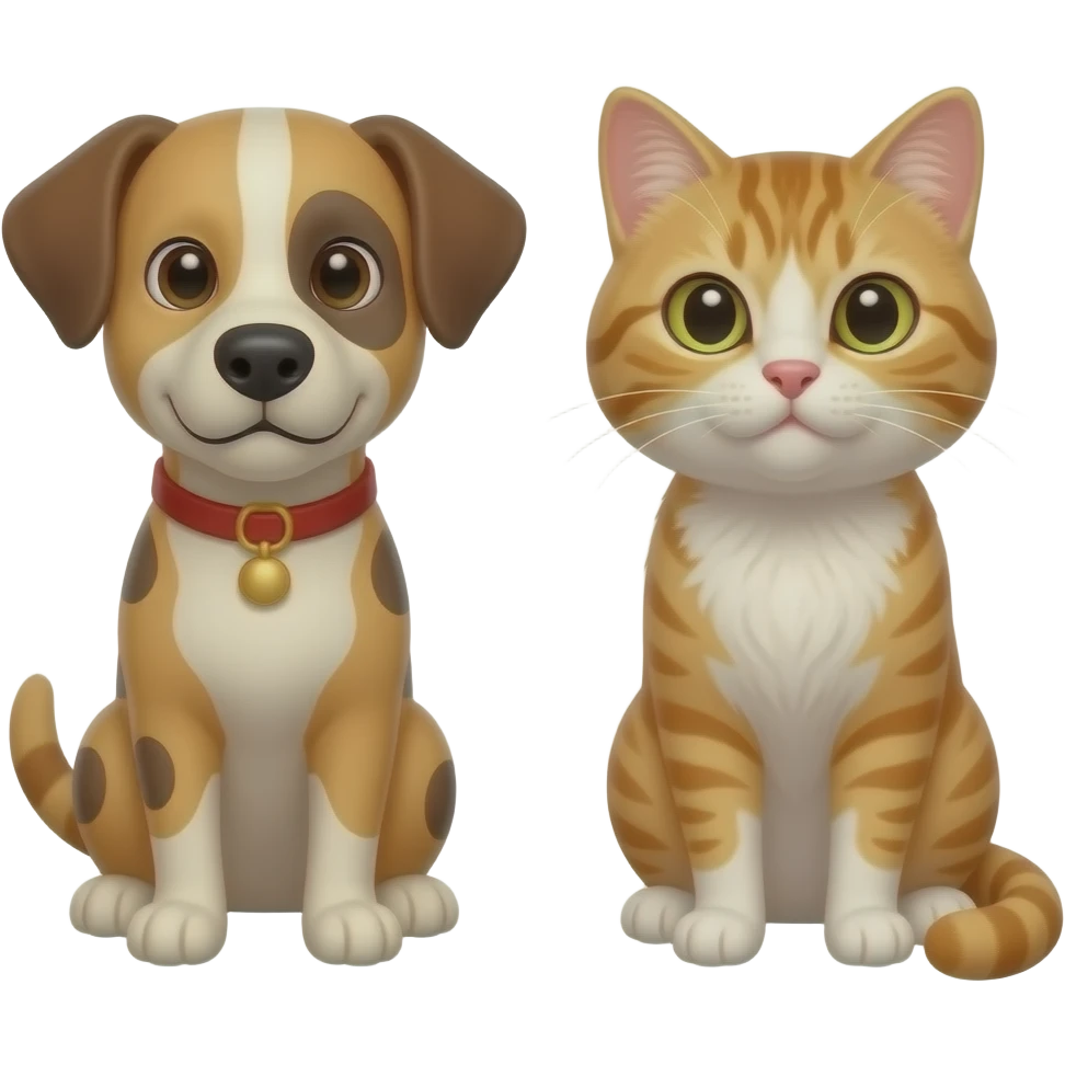 Dog vs Cat emoji