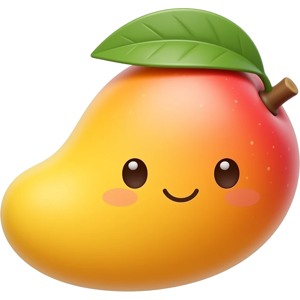 Kawaii mango mitazaki emoji