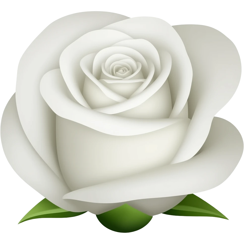 Rosa blanca emoji