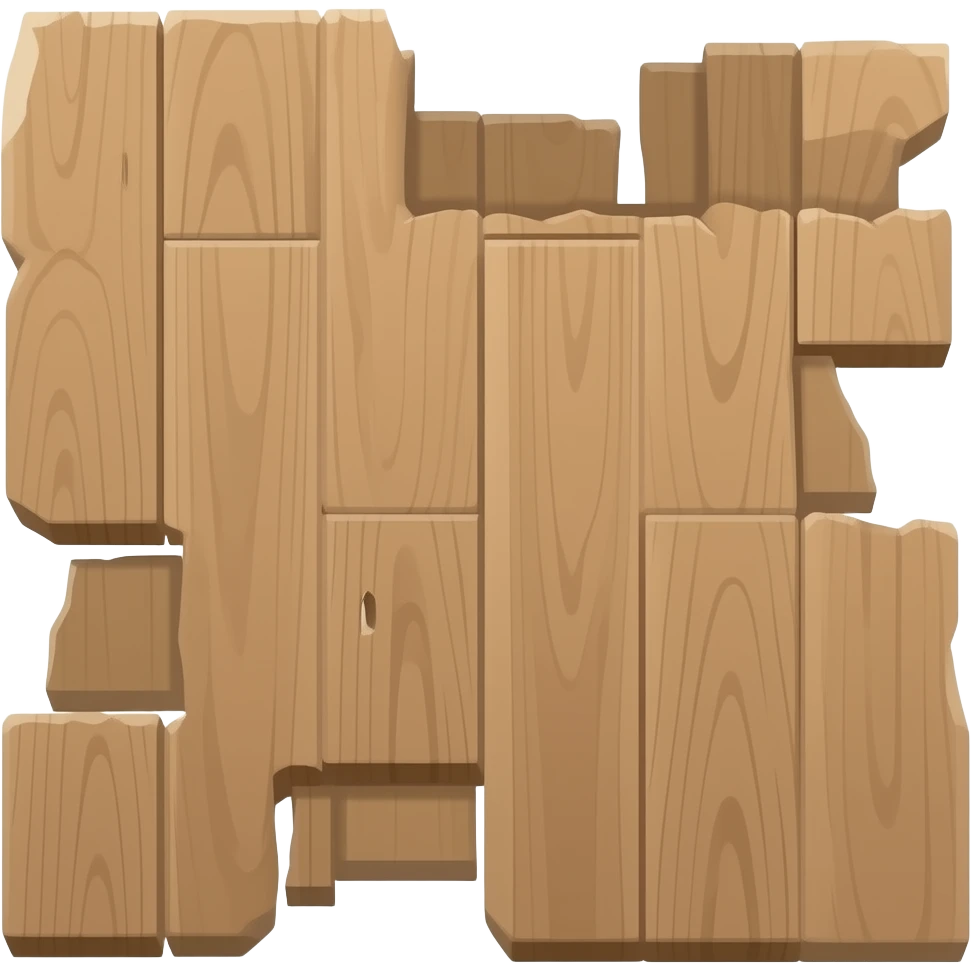 floorboards with missing boards emoji