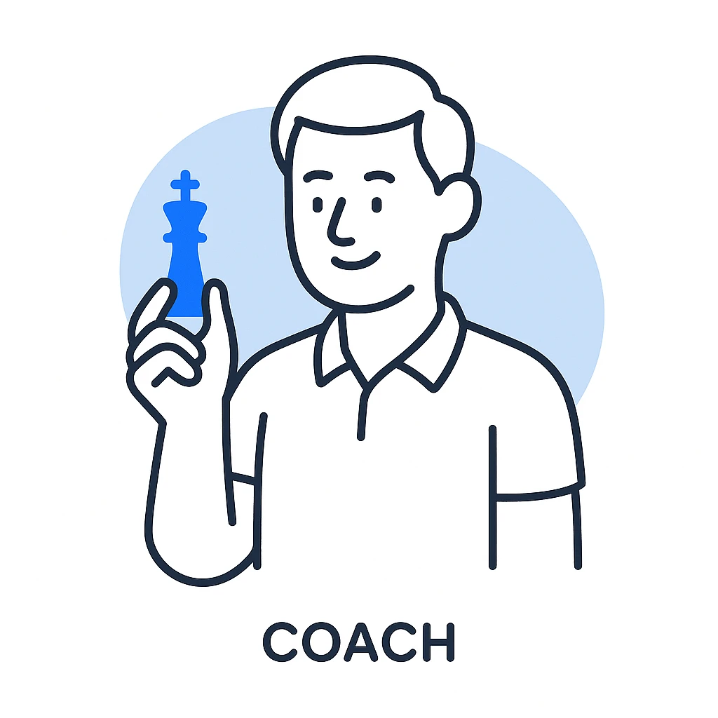 a chess coach emoji