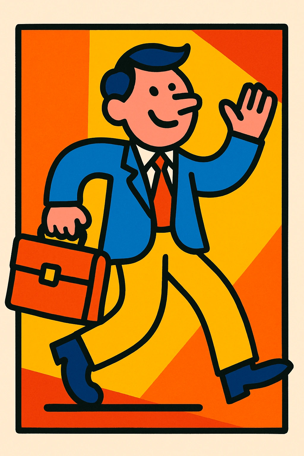 a person with a briefcase emoji
