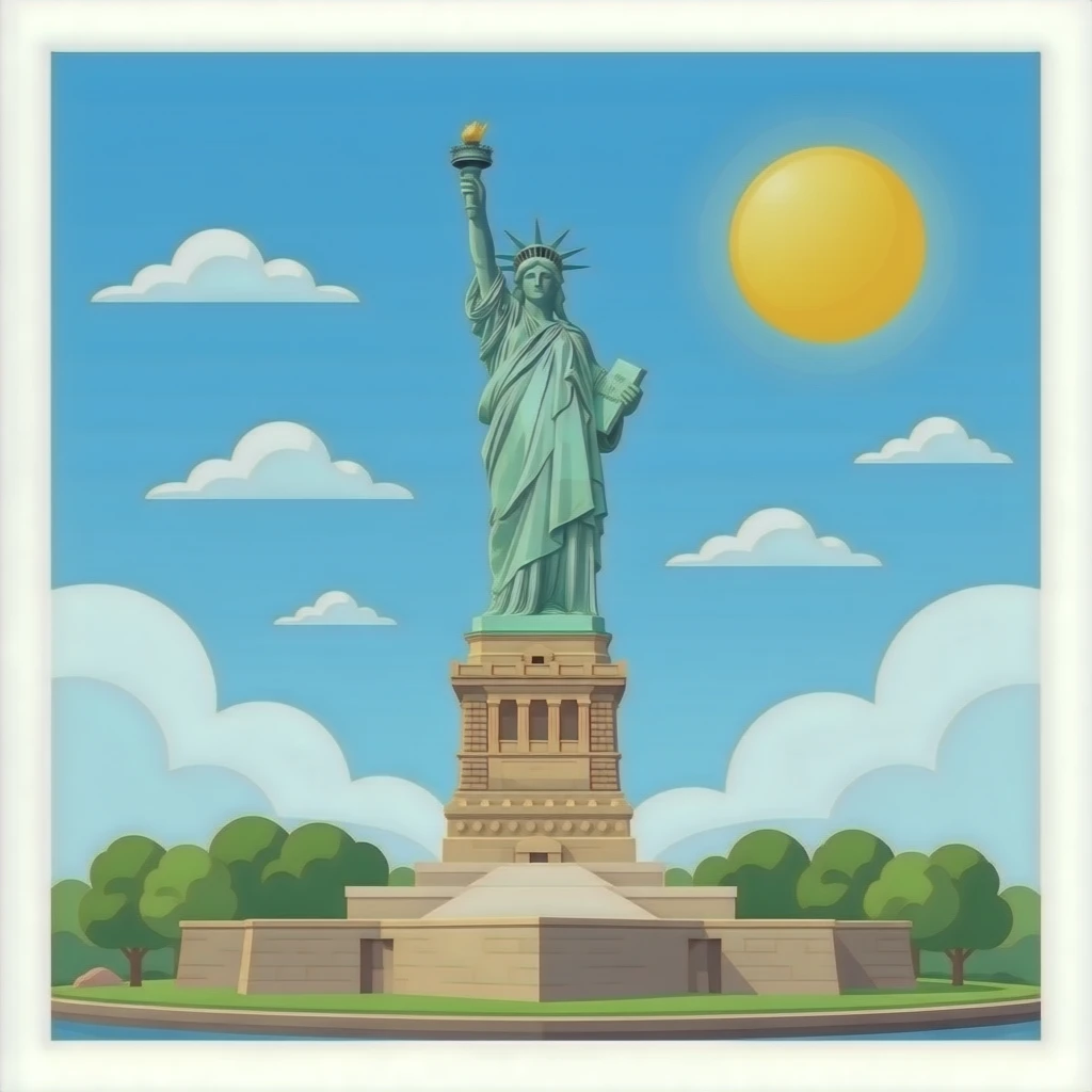statue of liberty emoji