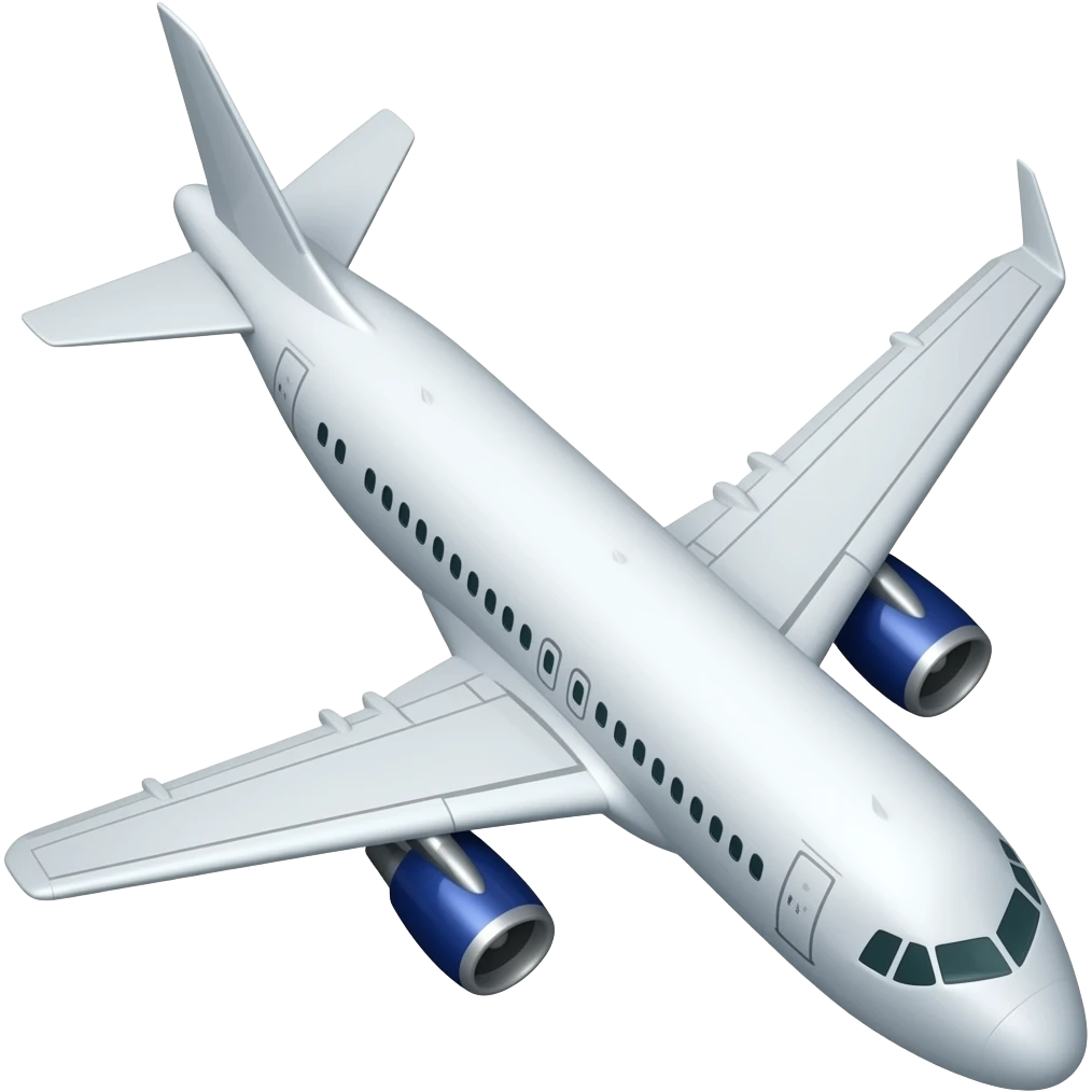 Real life airplane emoji