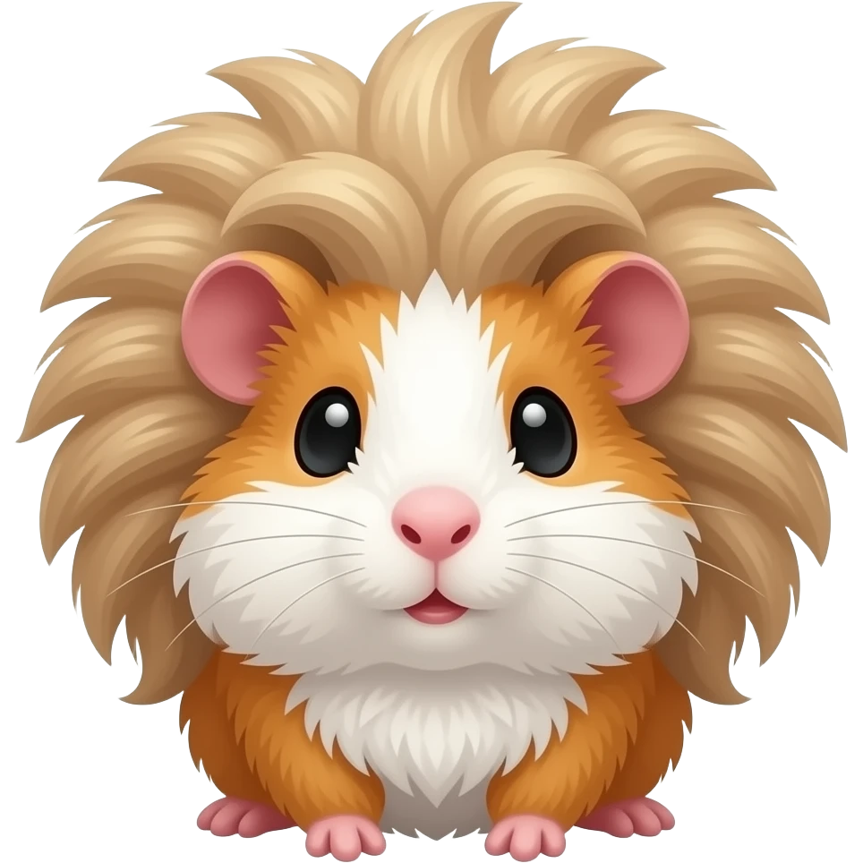crazy haired guinea pig emoji
