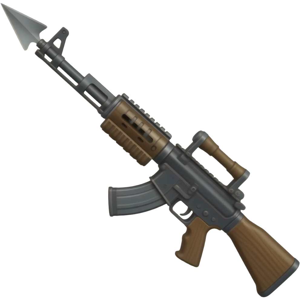 A large bazooka harpoon gun emoji