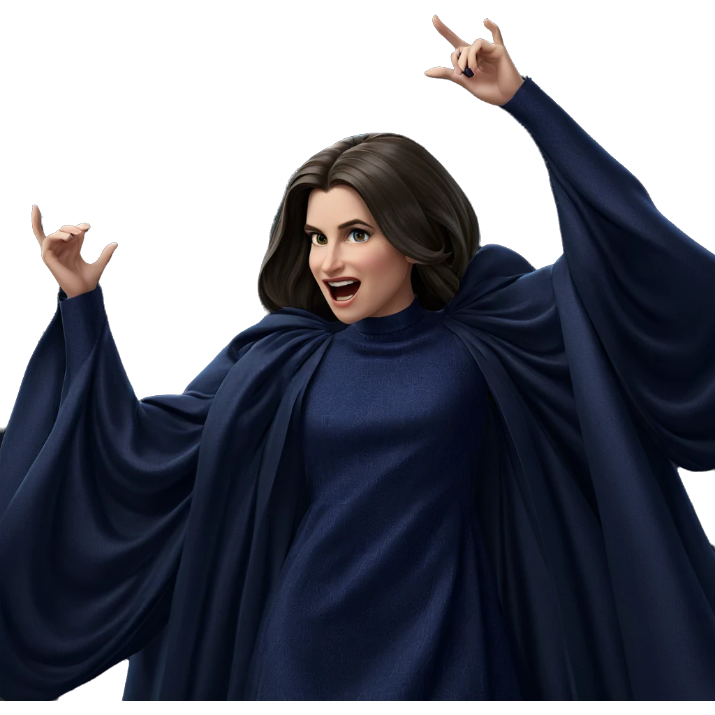 girl in elegant dress emoji