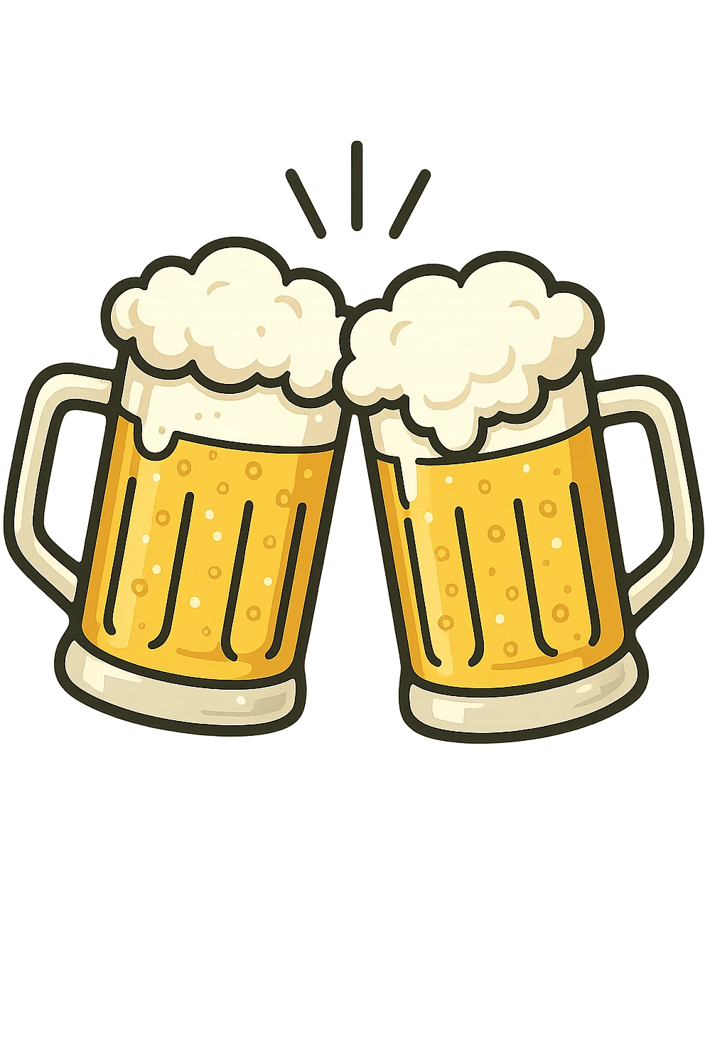 2 drink che fanno brindisi di birre emoji
