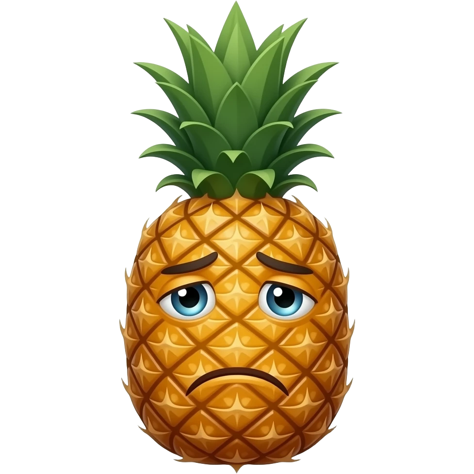 🍍🙁 emoji