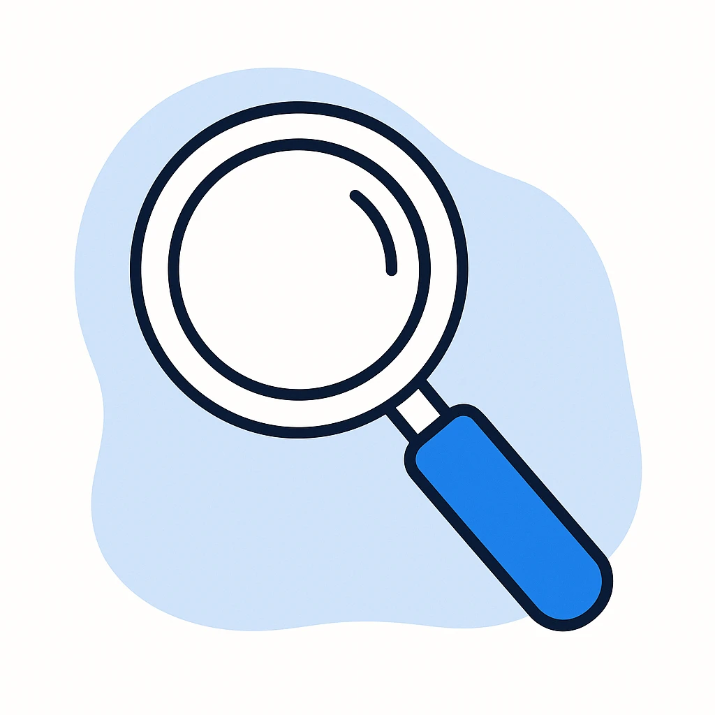 magnifying glass emoji