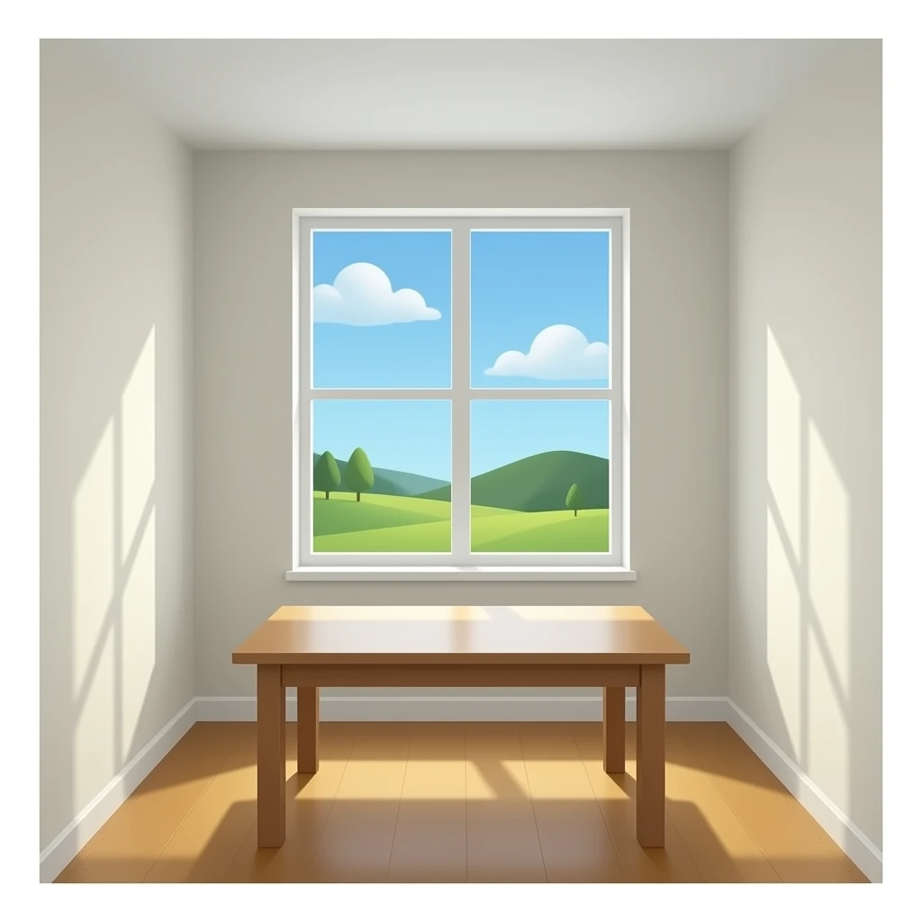 a room with a table emoji