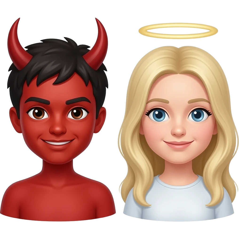 devil + angel emoji