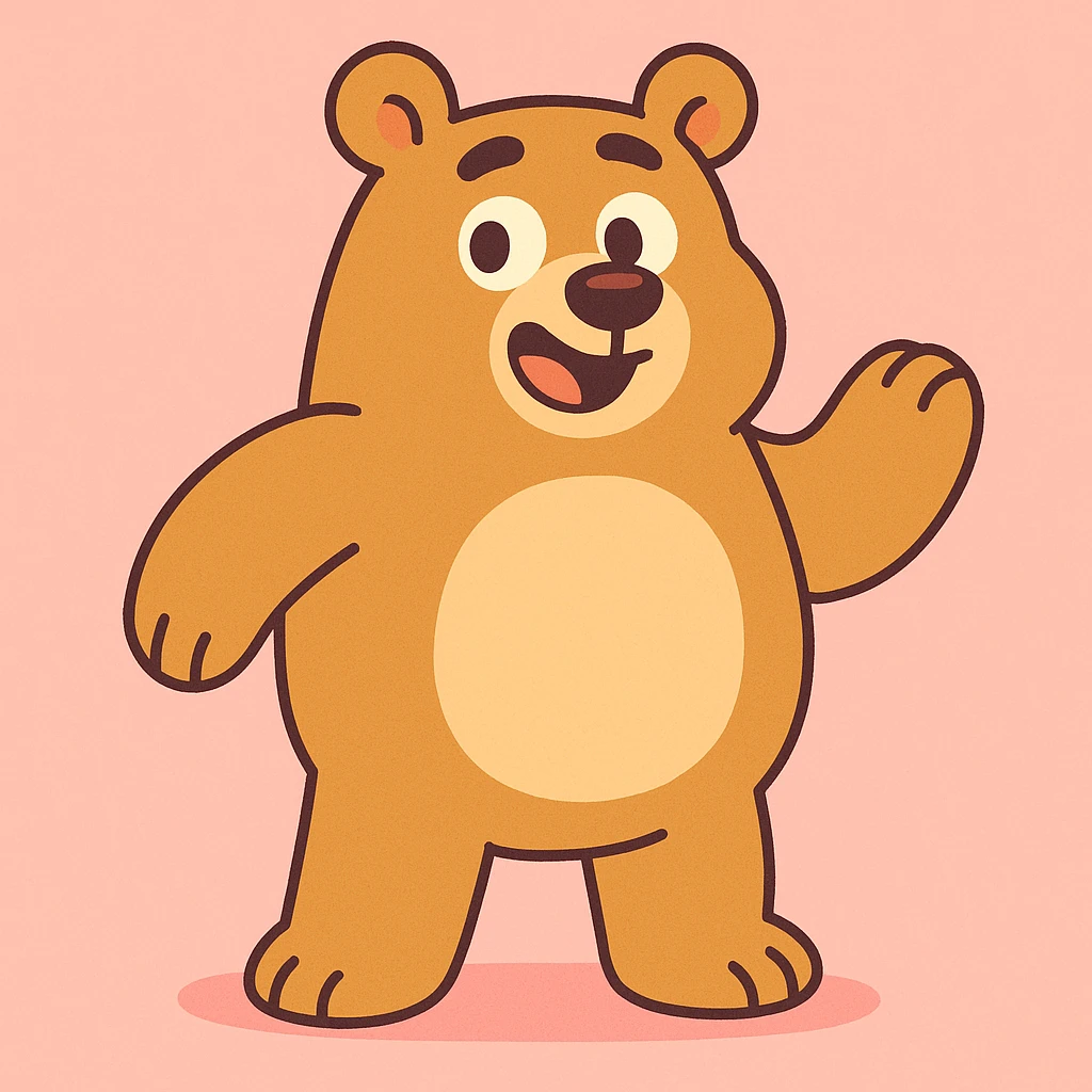 A bear emoji