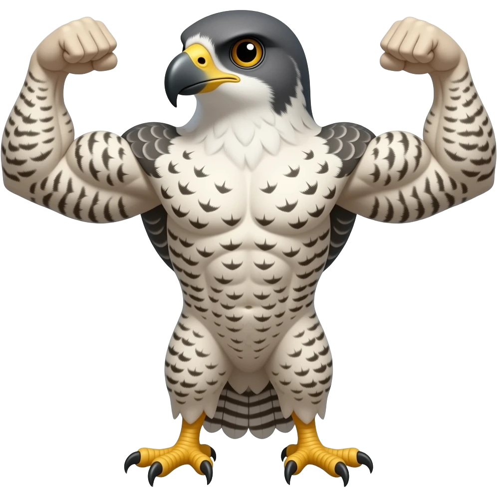 falcon with biceps emoji