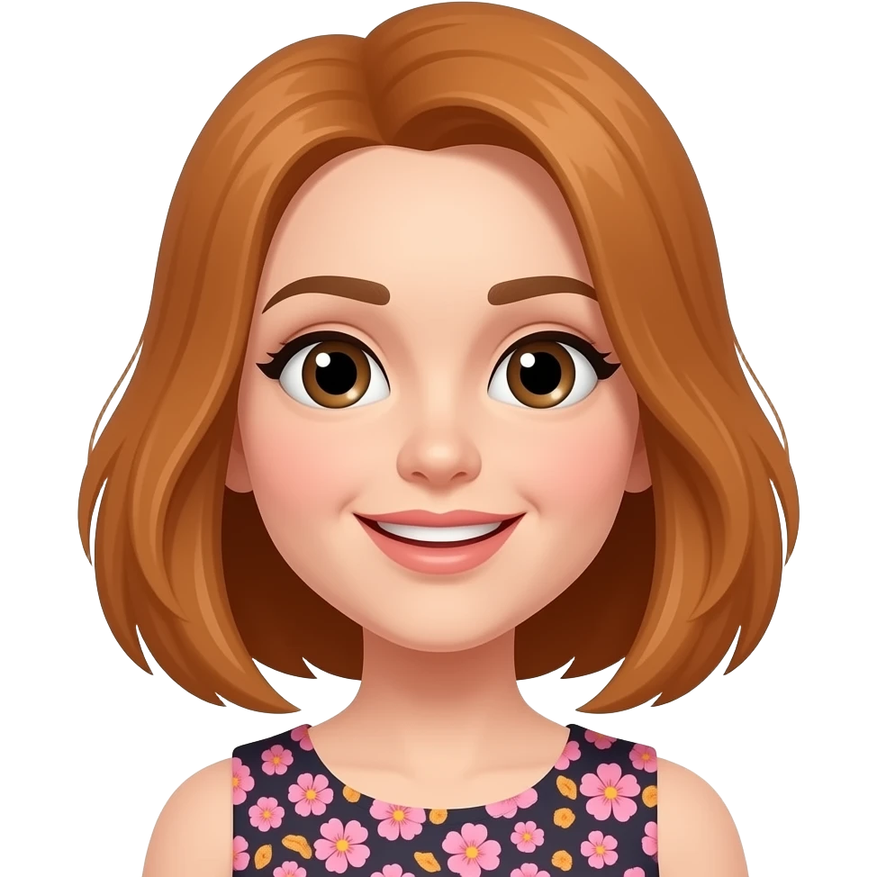 Cartoon 2d leni loud emoji