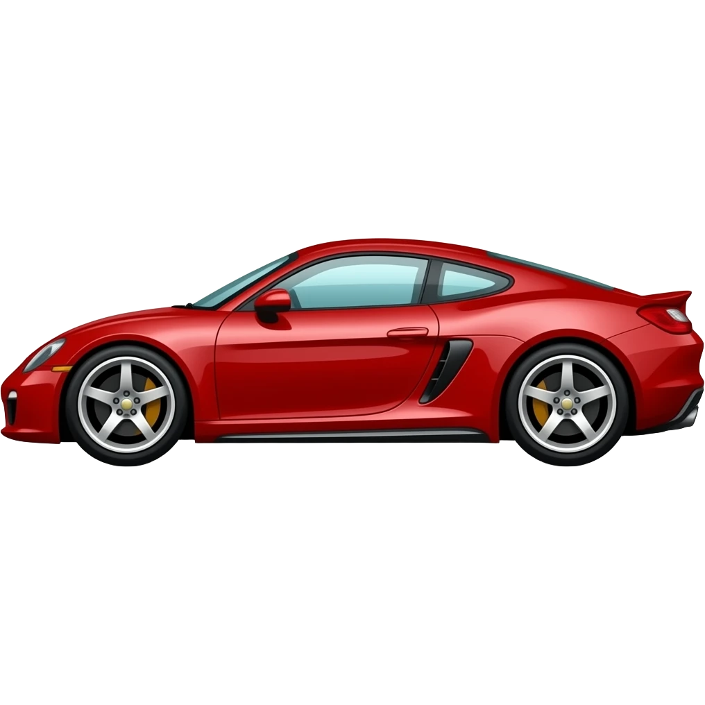Red Sports Car side view emoji